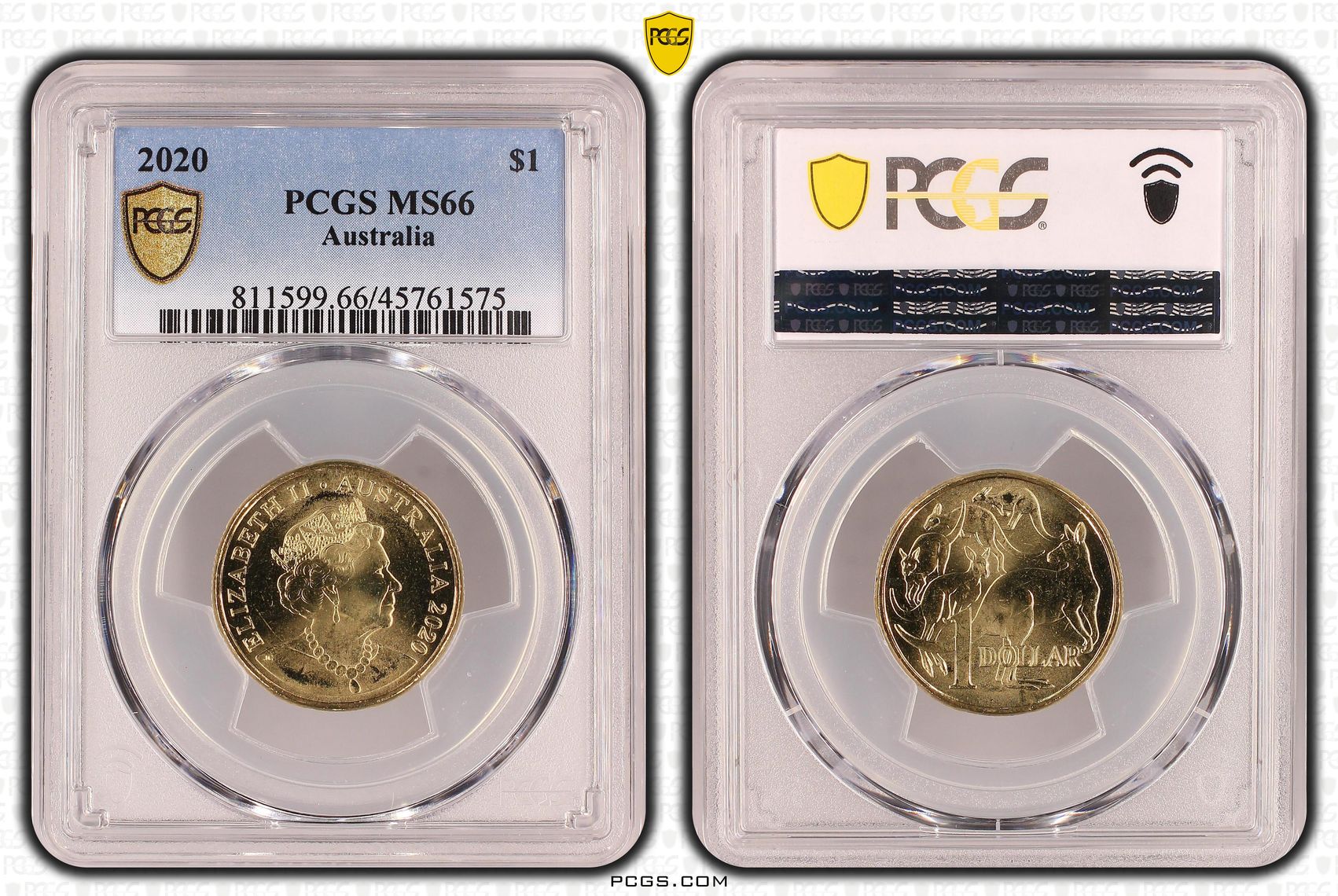 Elizabeth II, , One Dollar, 2020, PCGS MS66
