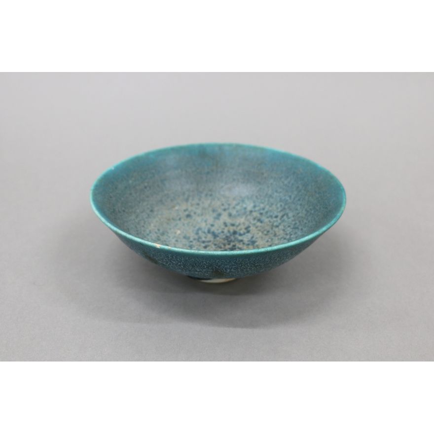 Len Castle - Small matt teal bowl
