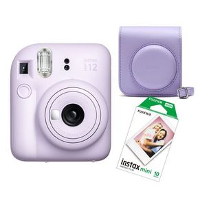 Fujifilm Instax Mini 12 Camera Case and Film Lilac Purple |
