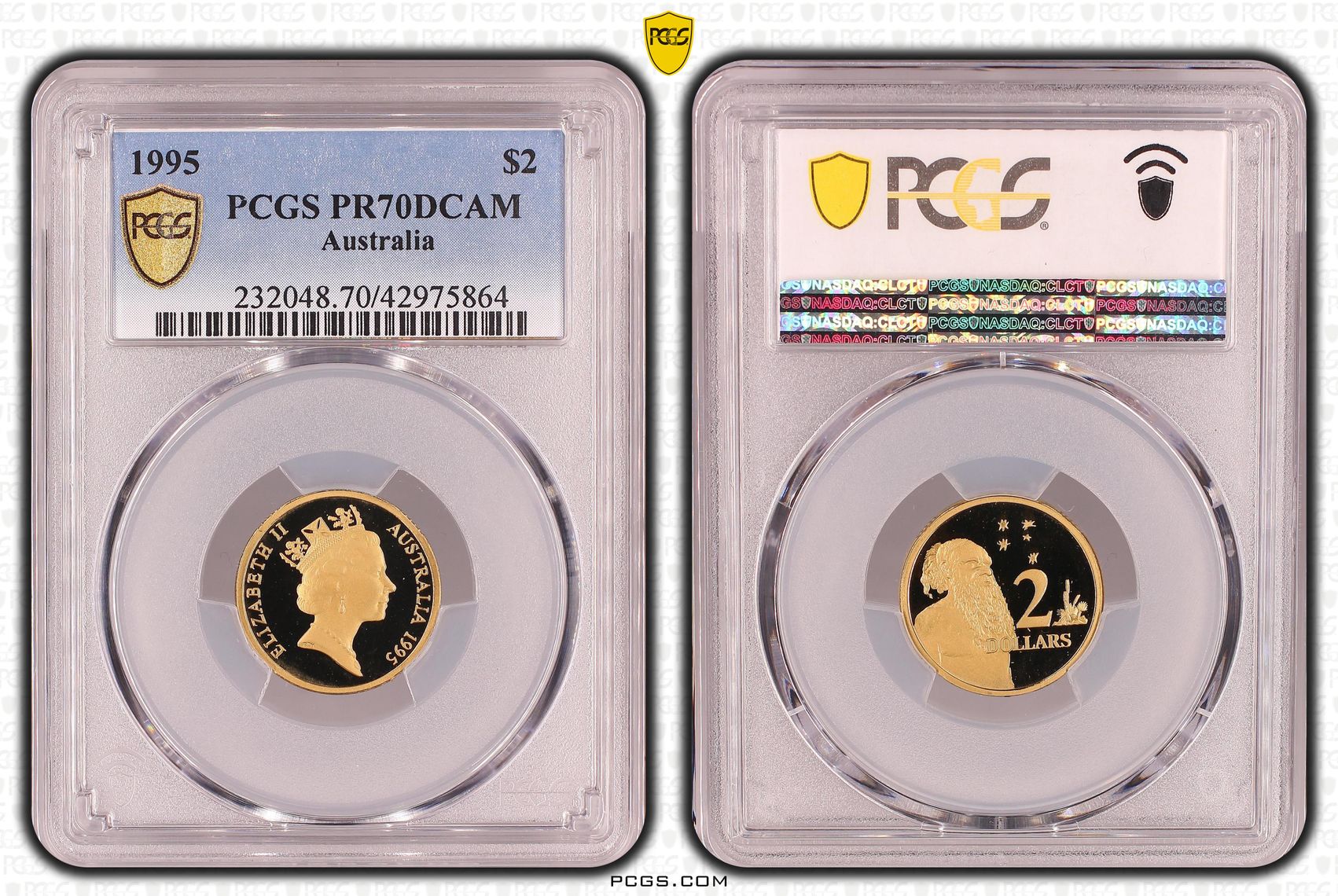 Elizabeth II, Two Dollar, PR70DCAM , 1995 PCGS POP - 7/0