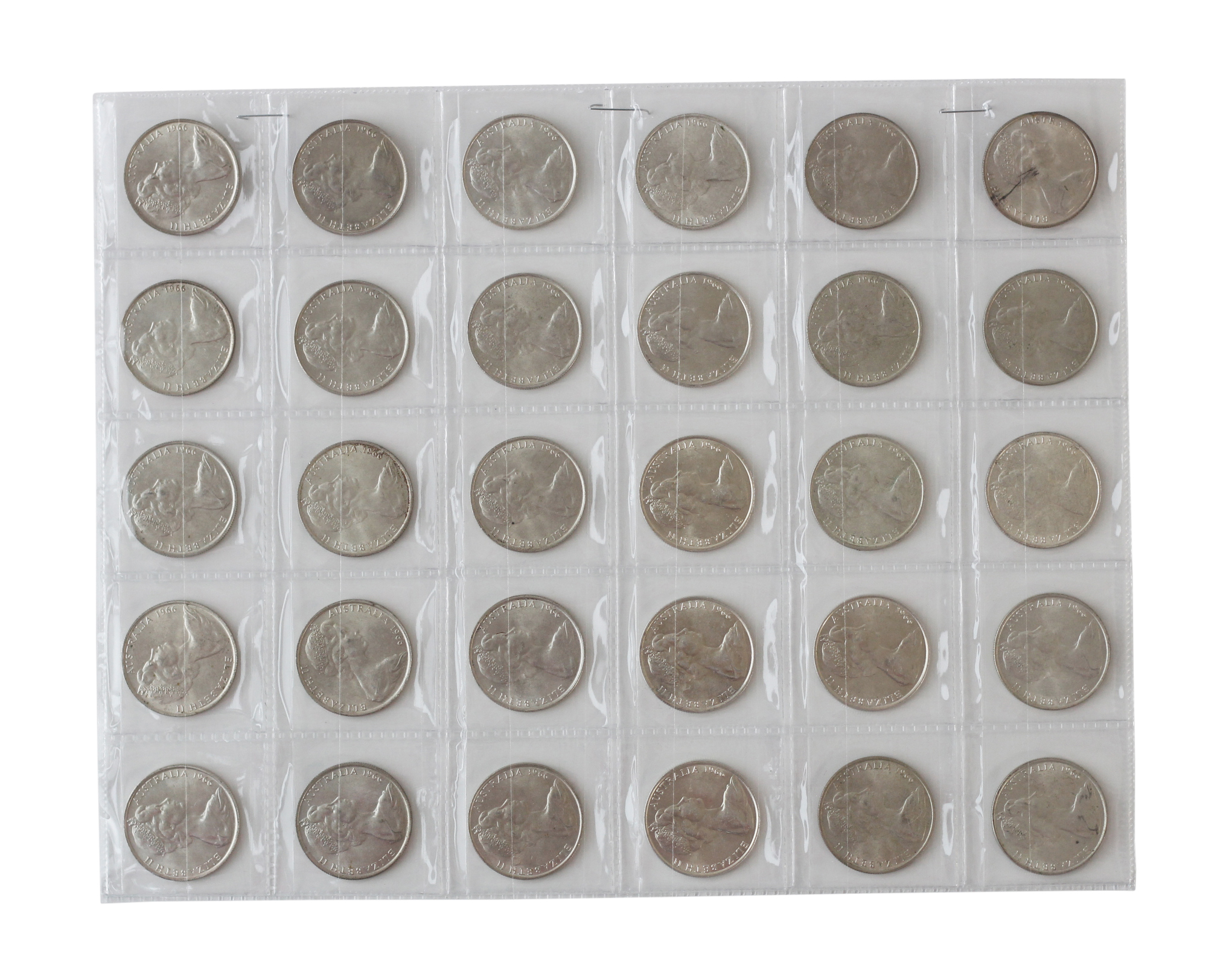 Elizabeth II, Fifty Cents, 1966, aUNC - UNC