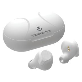 Volkano True Wireless Earphones Scorpio Series White | ONLY ONE SIDE WORKING