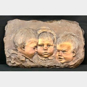 Sugar And Spice Bronze/Wall Hanging By Glenna Goodacre
