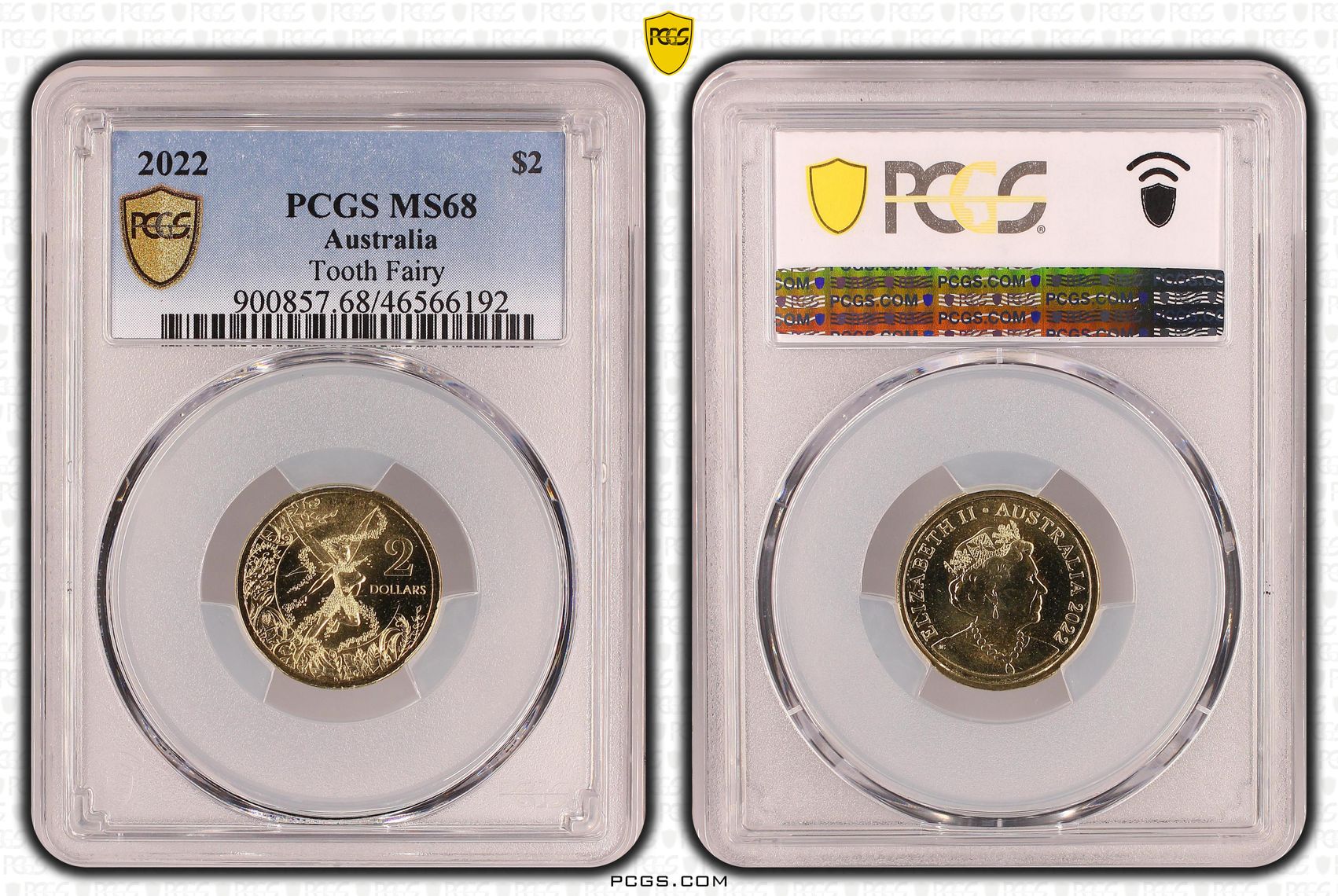 Tooth Fairy, Two Dollar, 2022, PCGS MS68