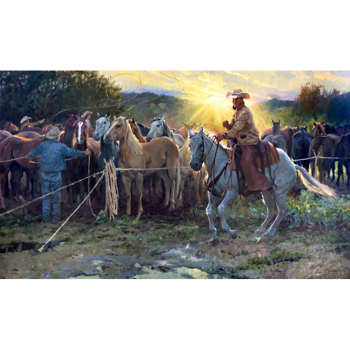 Bruce Greene (1953- ), Loops for Horses and Men Their Courses Fly