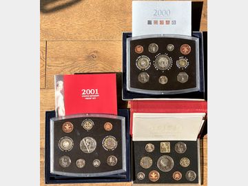 1999, 2000 AND 2001 ELIZABETH II PROOF SETS