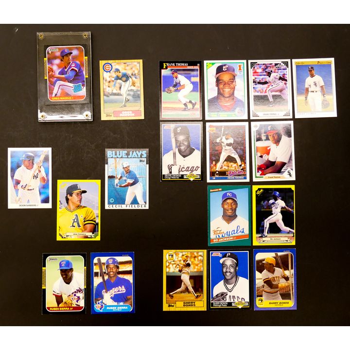 19pc !980's and 1990's Baseball Cards.