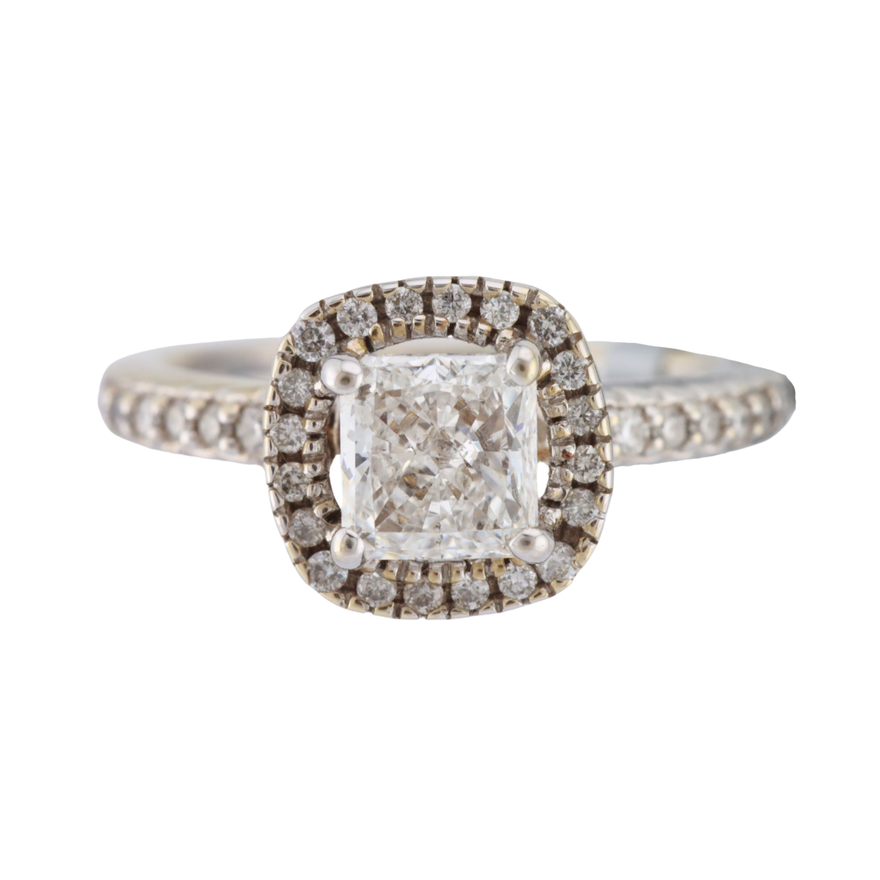 Anillo con diamante 1.01 ct