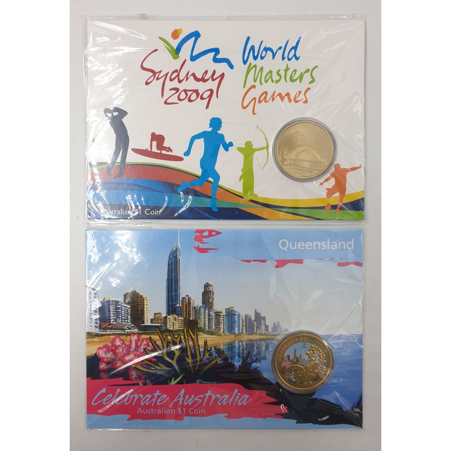 Unc. $1 Coins (x2)