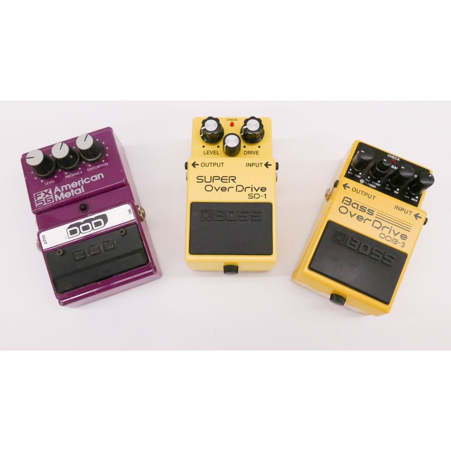 3pc Guitar Effects Pedals