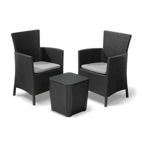 Allibert by Keter - Iowa Balcony Set - Grey - Incomplete