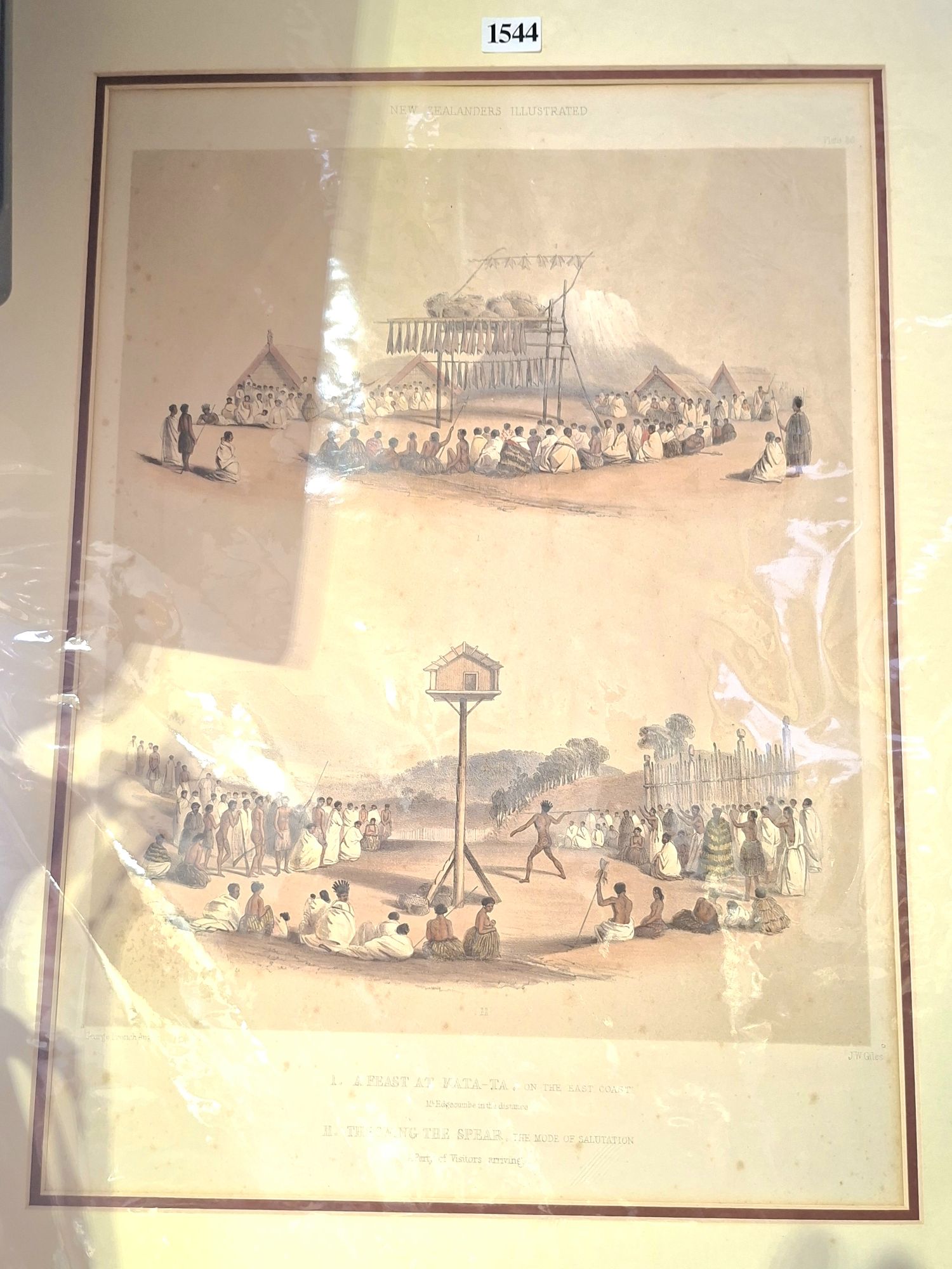Antique Lithographic Print