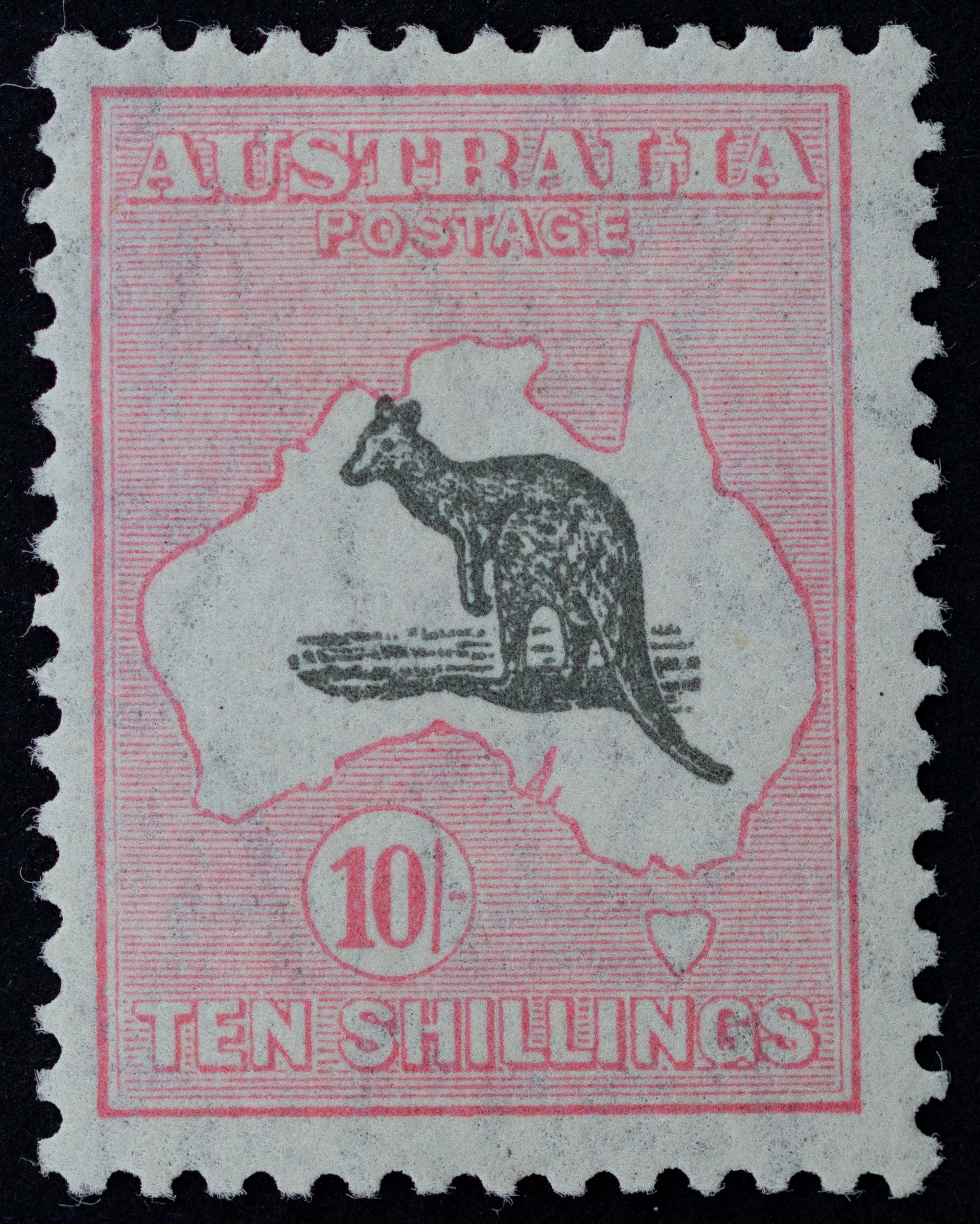 C of A Watermark, Ten Shillings, 1932, Good