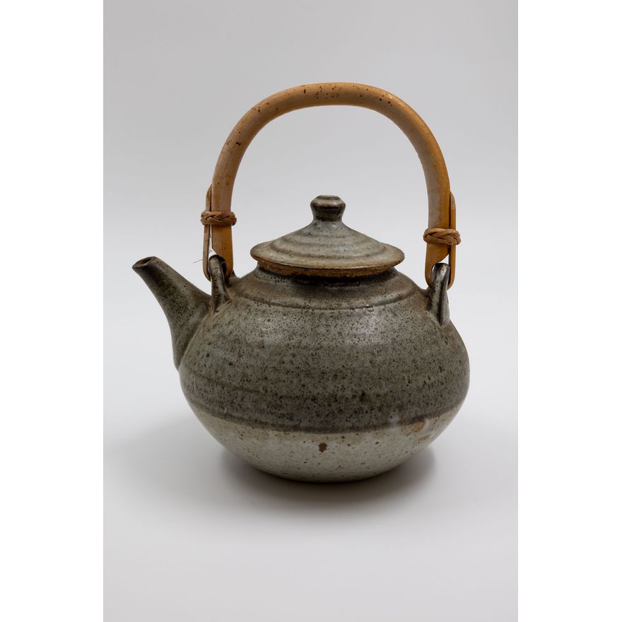 Len Castle - Teapot with cane handle