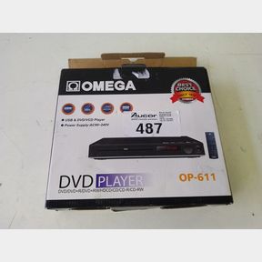 OMEGA DVD/VCD PLAYER USB/MP3/DVD/DVD R/DVD RW/HDCD/CD/CD-R/CD-RW OP-611