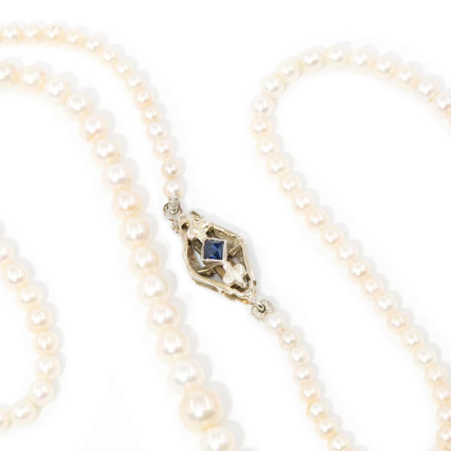 86 · Graduated Akoya Pearl Strand with 9ct Clasp