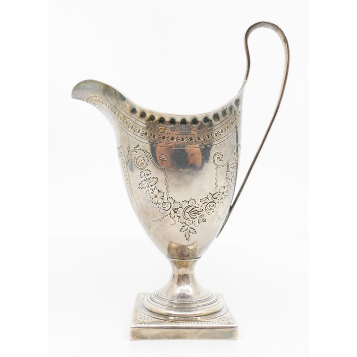Georgian Silver Decorated Creamer by Bateman 5.5'' - 79 Grams