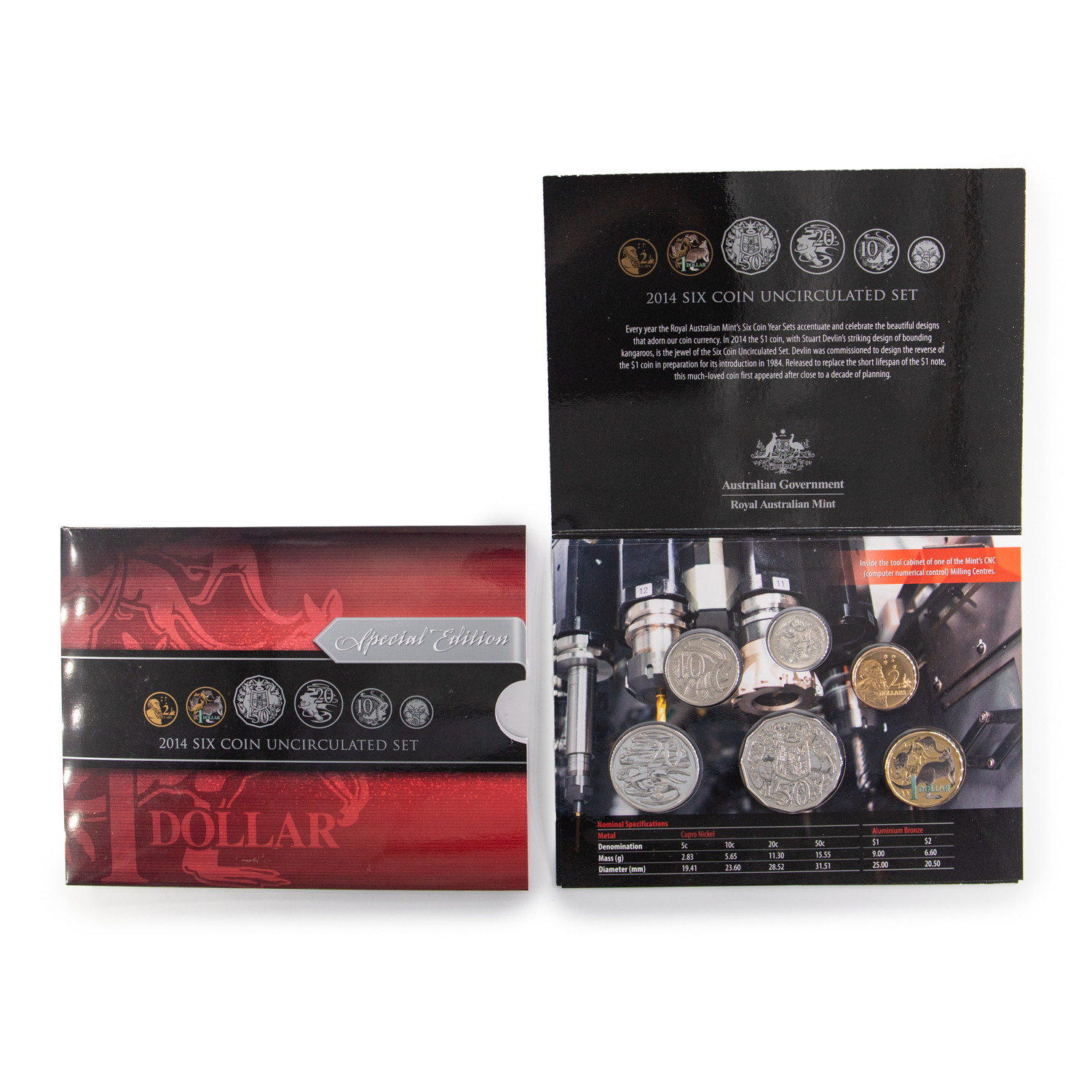 Elizabeth II, Special Edition, Mint Set, 2014, UNC