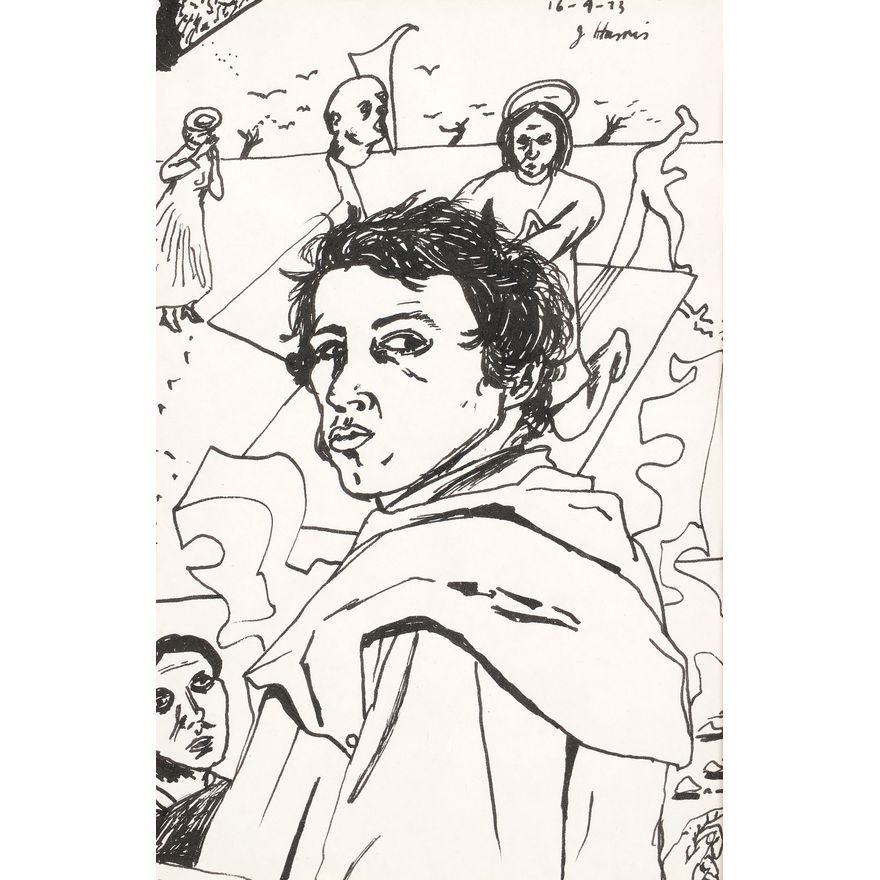 Jeffrey Harris 'Untitled - portrait study'