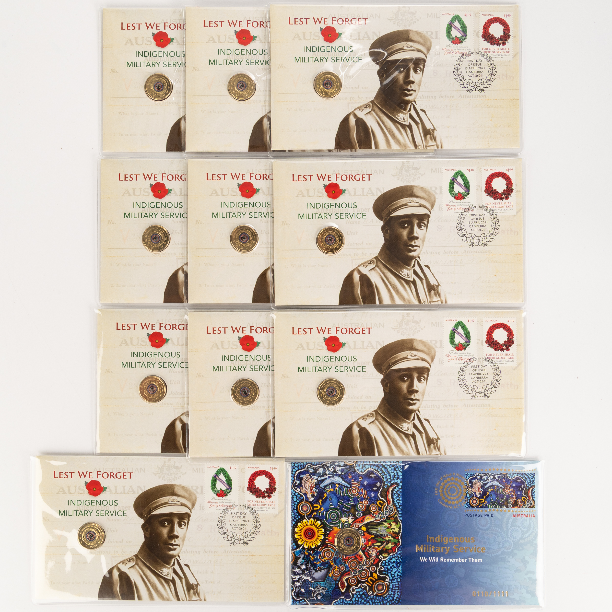 Elizabeth II, Indigenous Military Service, Two Dollars, 2021, UNC