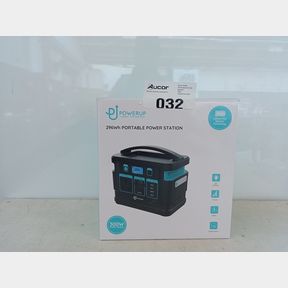 POWERUP 300W UPS PORTABLE POWER STATION WITH 3 PRONG PLUG - 296WH 80000MAH LITHIUM-ION BATTERY CAPACITY LIGHTWEIGHT AND PORTABLE