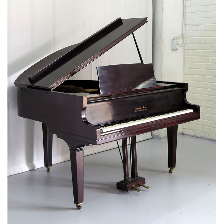 MARSHALL & ROSE BABY GRAND PIANO AND STOOL