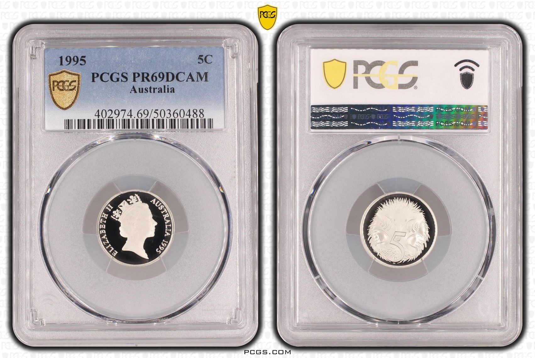 Five Cent, 1995, PCGS PR69DCAM