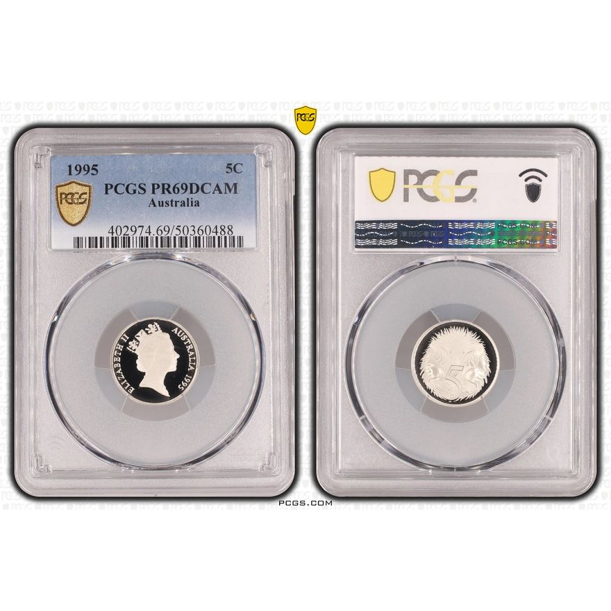 Five Cent, 1995, PCGS PR69DCAM