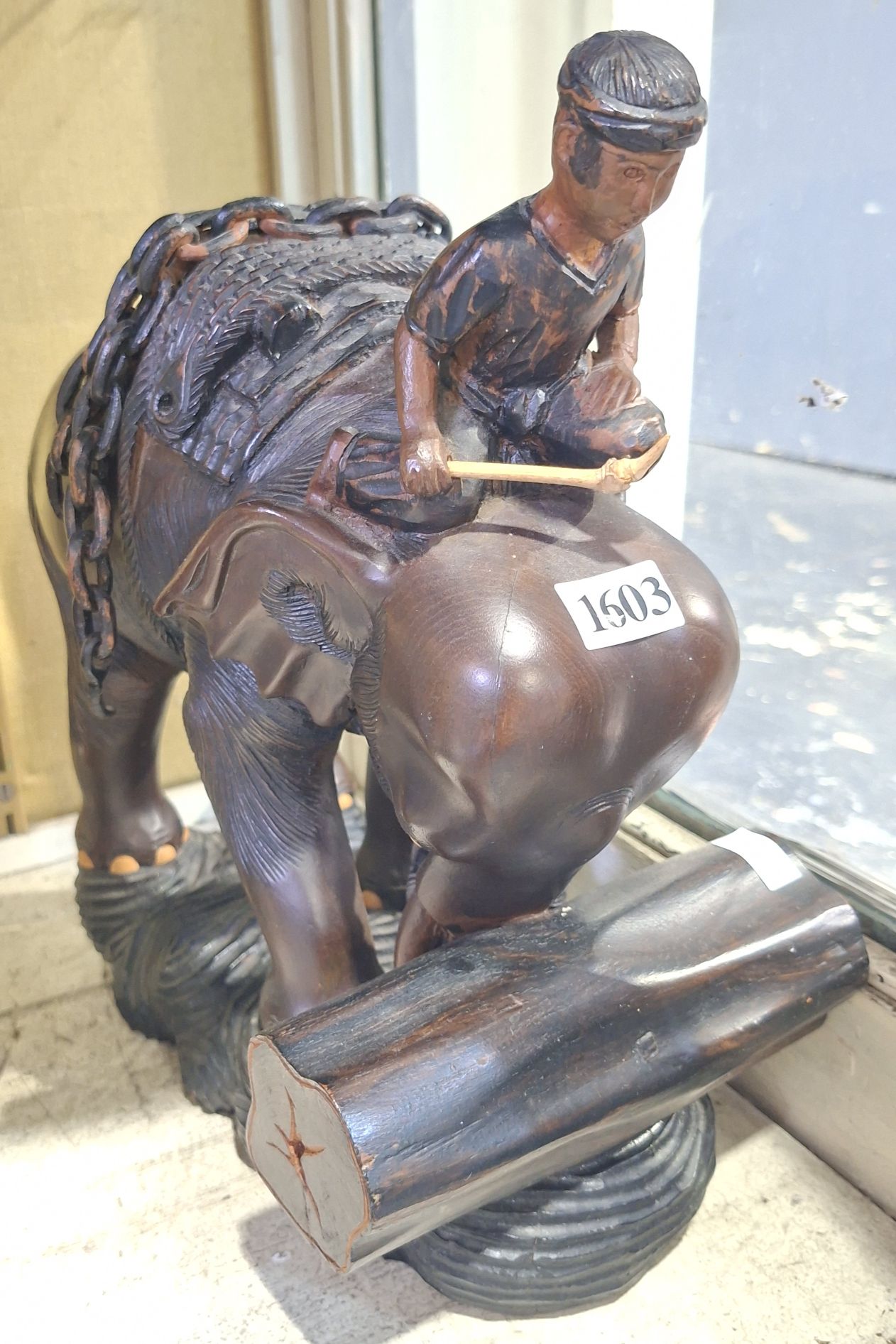 Elephant And Mahoot Figure