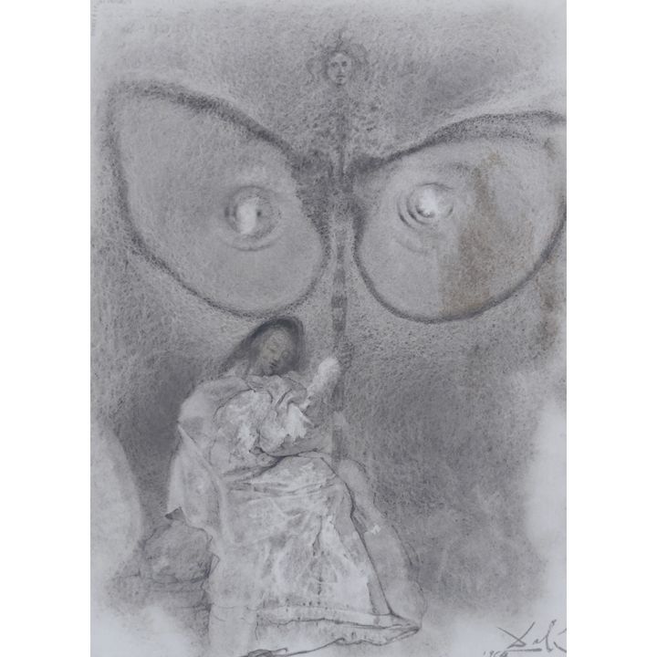 Salvador Dali ''Antequam Exires de Vulva Sactificavi Te'' (Biblia Sacra)