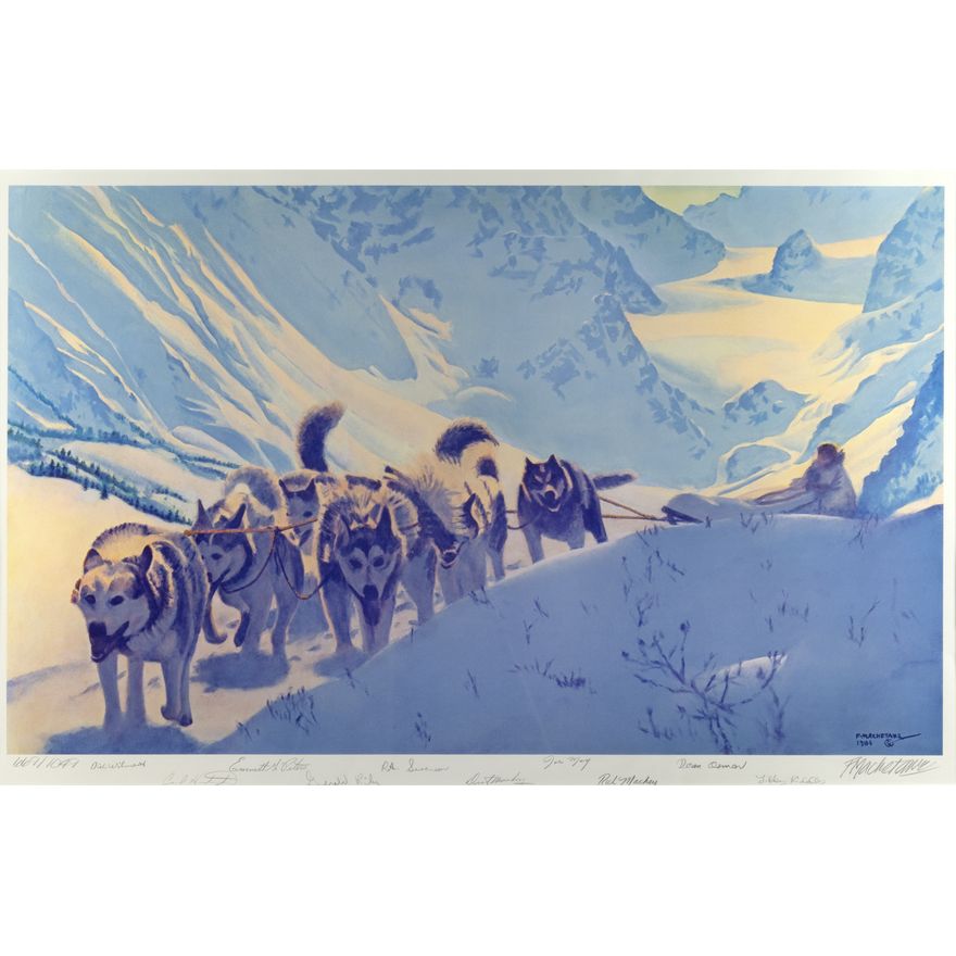 Fred Machetanz (1908-2022), Reaching the Pass
