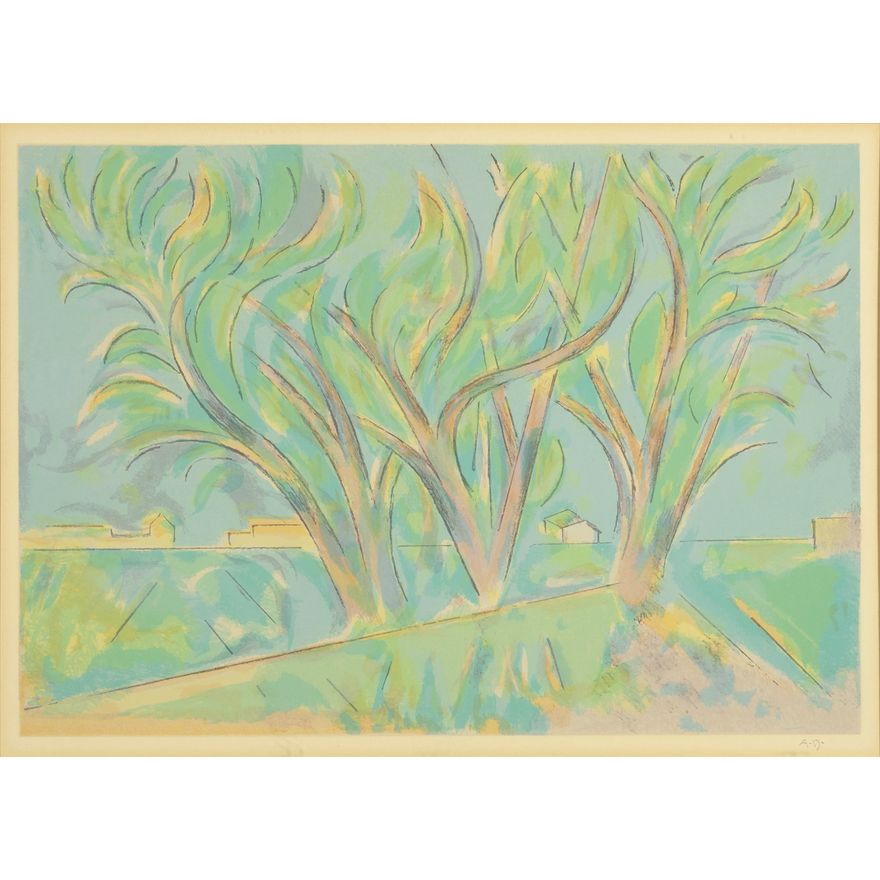 Andrew Dasburg (1887-1979), Trees in Ranchitos II