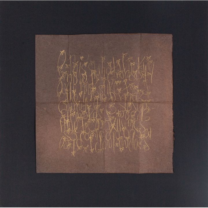 James Lee Byars Art Letter to Marie-Puck Broodthaers