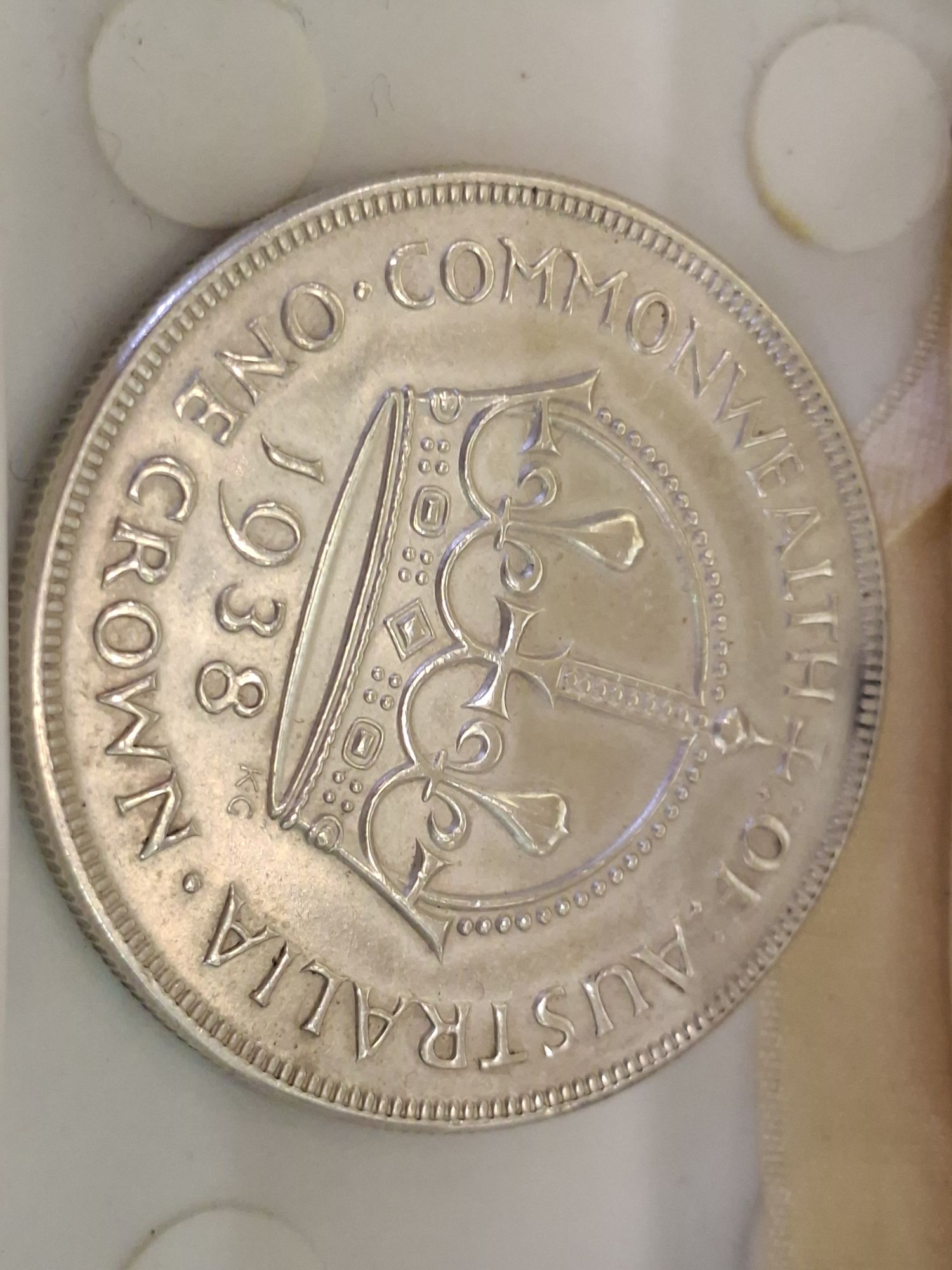 Australia 1938 Silver Crown