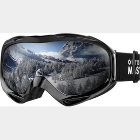 5.30 X 1.65 INCHES OUTDOORMASTER OTG SKI GOGGLES - OVER GLASSES SKI/SNOWBOARD GOGGLES FOR MEN, WOMEN & YOUTH - 100% UV PROTECTION