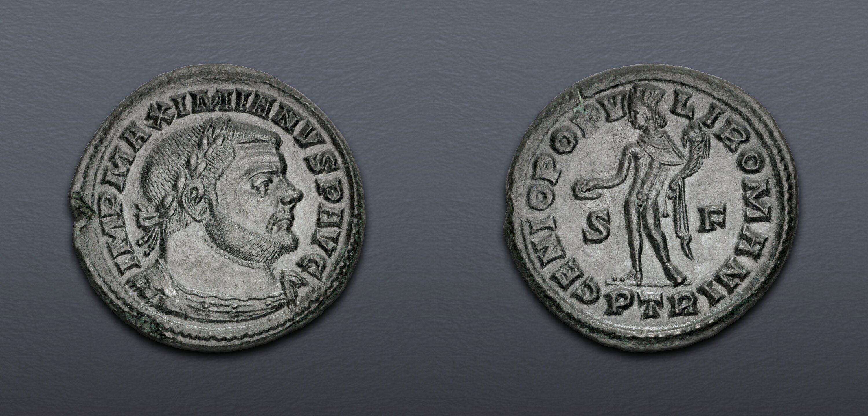 Maximianus. First reign, AD 286-305. Æ Follis (27mm, 9.76 g, 6h ...