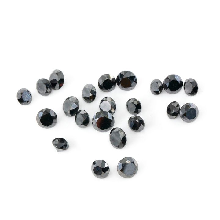 50 Carats of Loose Black Diamonds ,