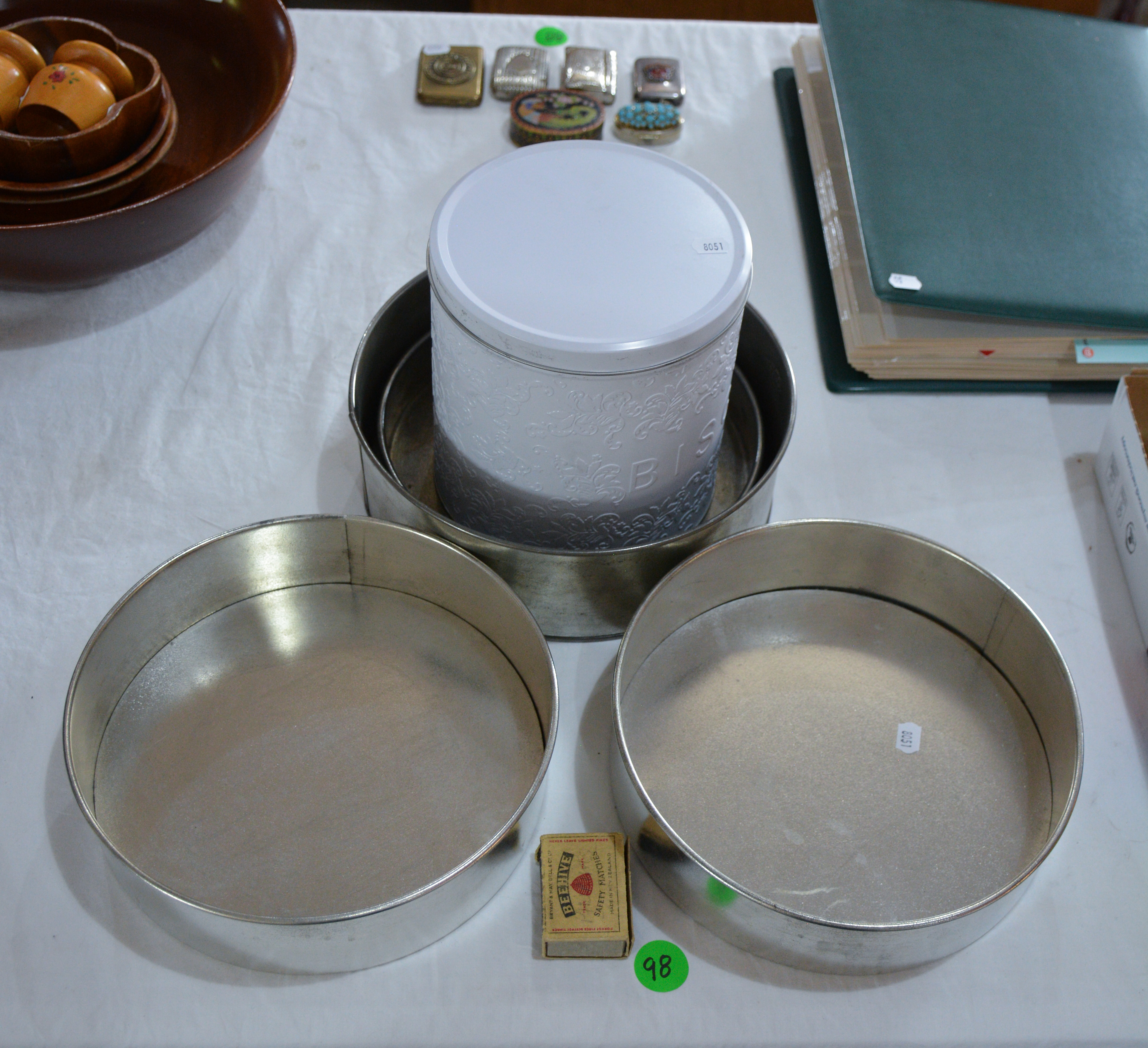 Baking Items and Biscuit Tin — NZ auction result