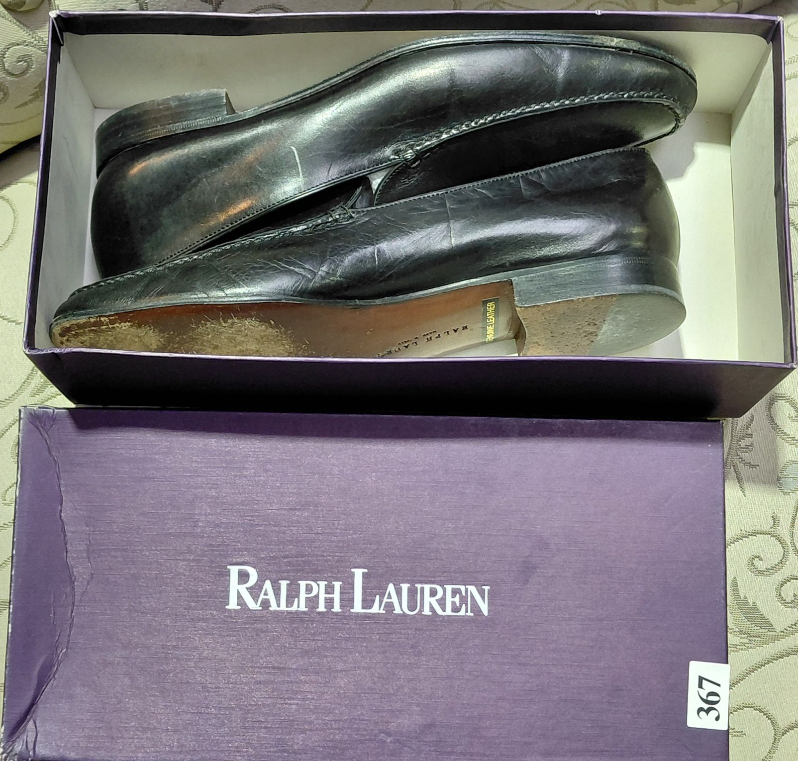 367 · RALPH LAUREN LADIES LEATHER SHOES