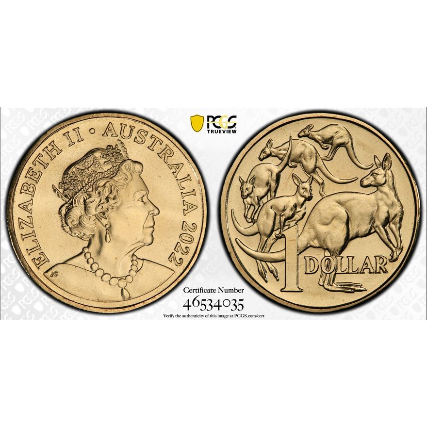 One Dollar, 2022, PCGS MS68