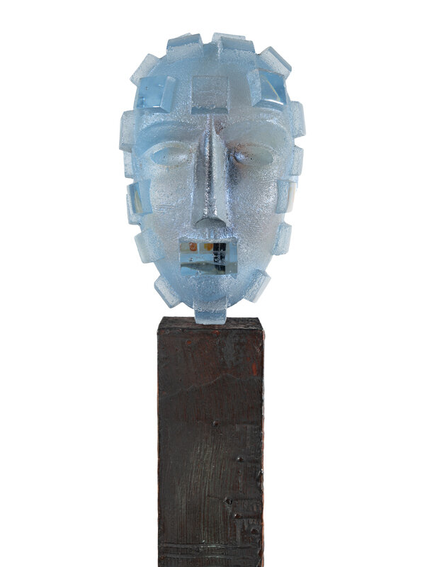 Bertil Vallien
(Swedish/American, b. 1938)
Head on PillarKosta Boda
