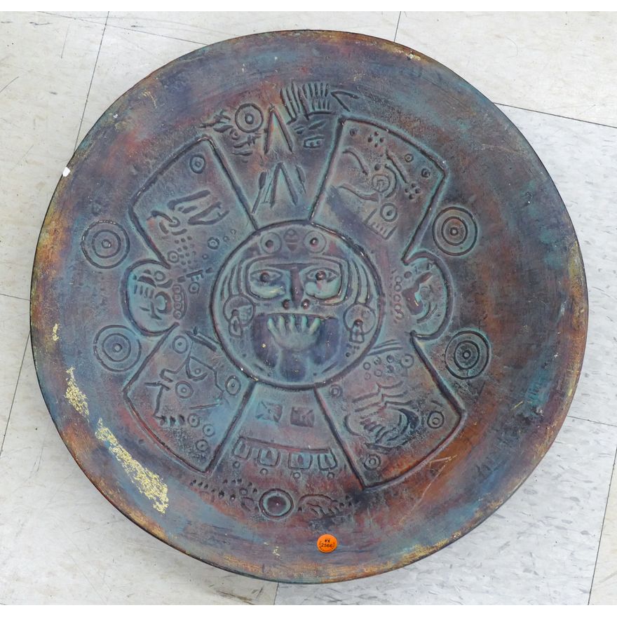 Decorative Aztec Ceramic Larger Charger 21''