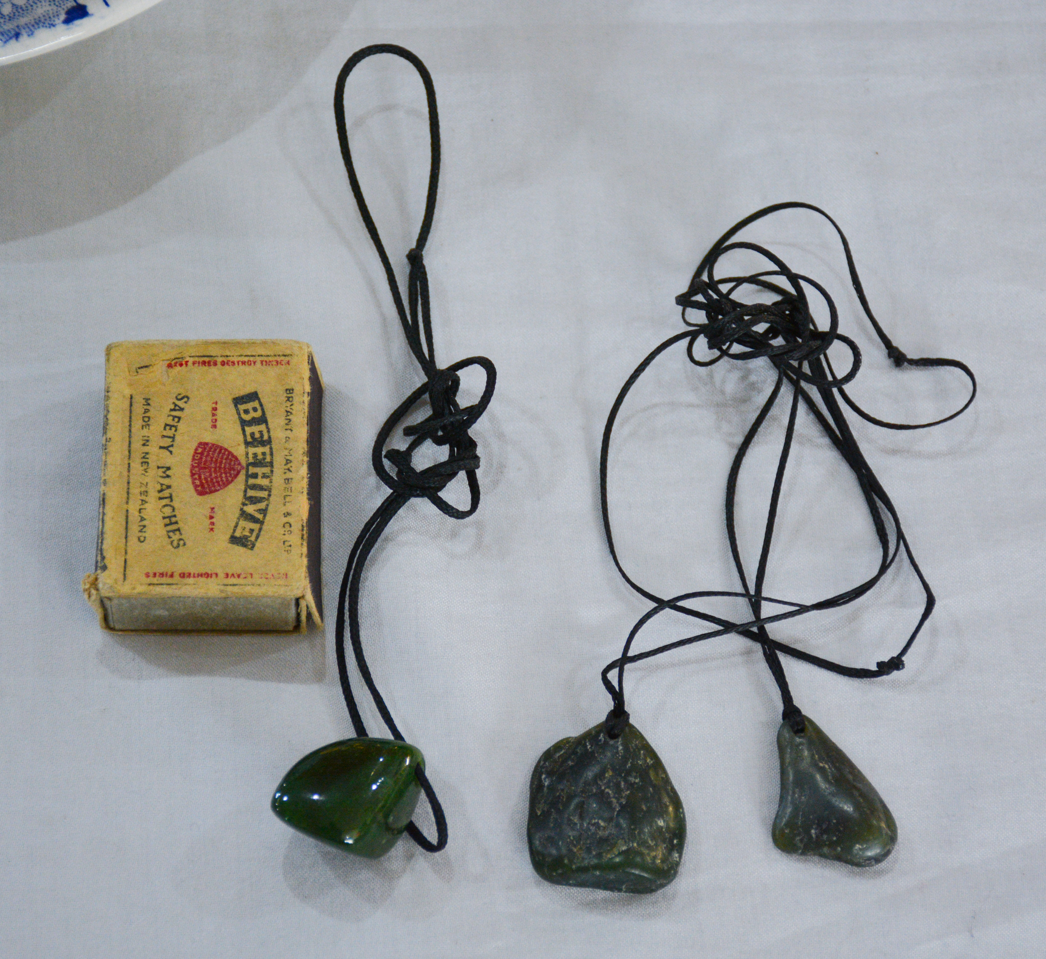 Greenstone Necklaces x 3 — sold at auction in New Zealand for $40
