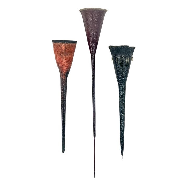 Joan Livingstone ''Three Funnels'' Fiber Art