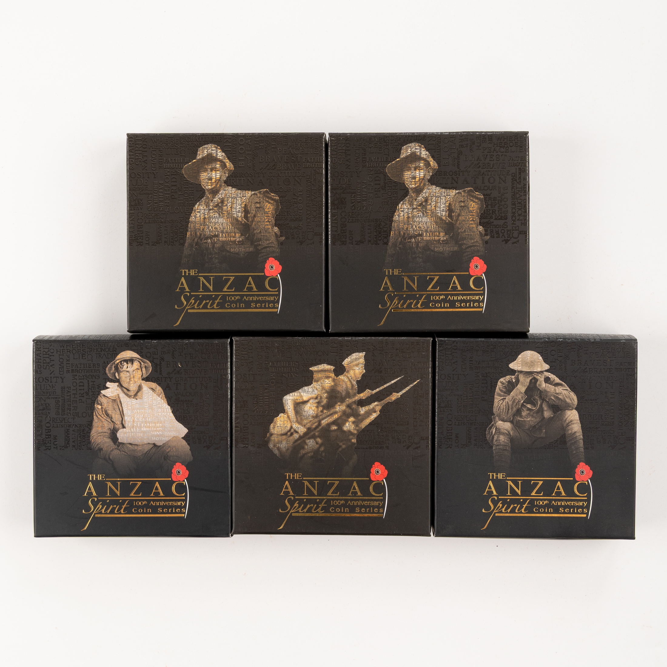 Elizabeth II, RAM - ANZAC Spirit 100th Anniversary Coin Series, One Dollar, FDC