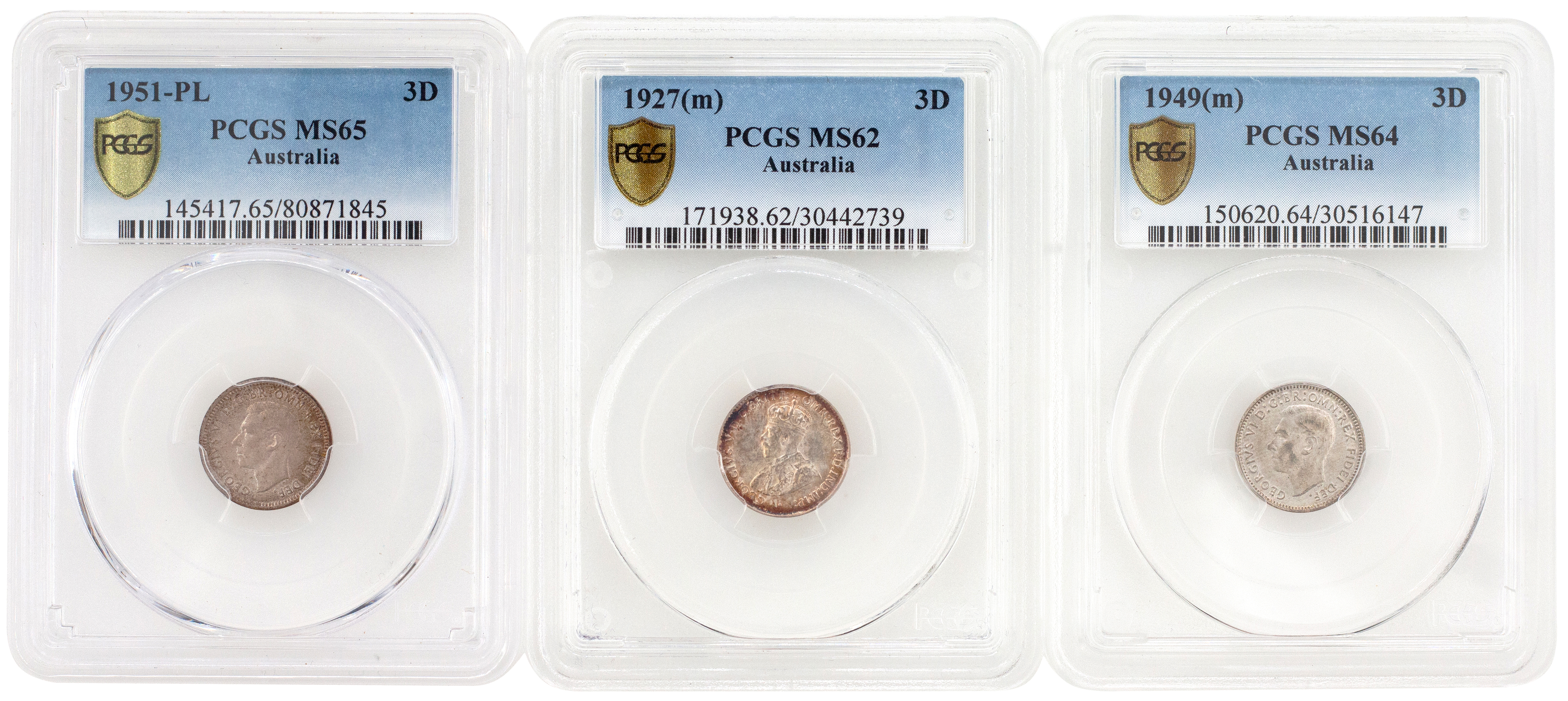 George V - George VI, Threepence,