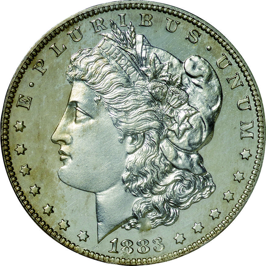 ①アメリカ 1ドル銀貨 1876 貿易銀 - 貨幣