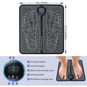 Foldable EMS Electric Leg Reshaping Feet Massager Pad | DEFECTIVE