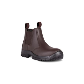 DOT Chelsea Safety Boot Brown Brown UK 6 | USED