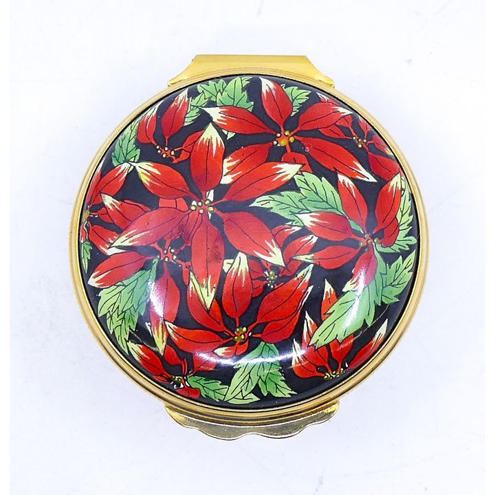 Halcyon Days Neiman Marcus Christmas 1989 Enameled Box